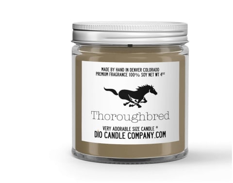 Thoroughbred Equestrian Candle