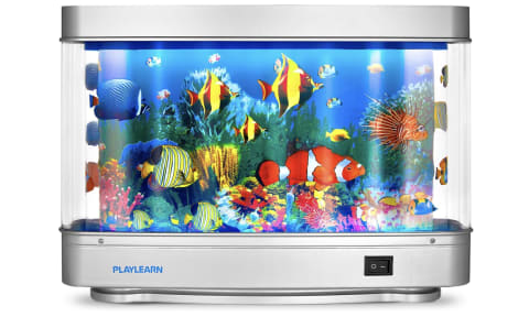 Playlearn Fake Fish Tank Mini Aquarium