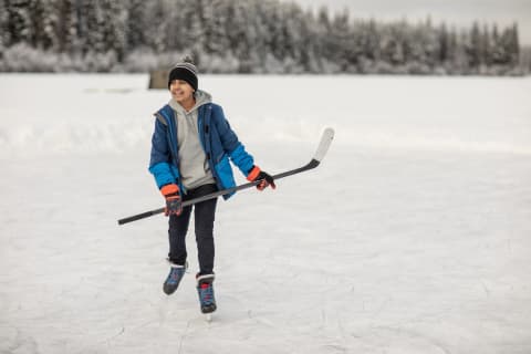 Don’t forget to put on your tuque before you hit the ice!