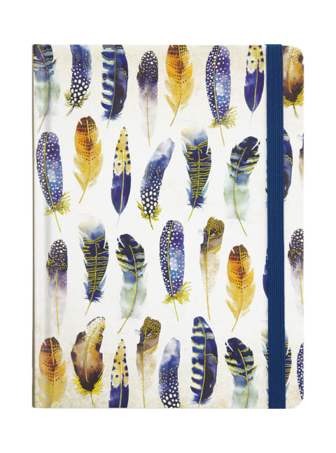 Peter Pauper Press Watercolor Feathers Journal