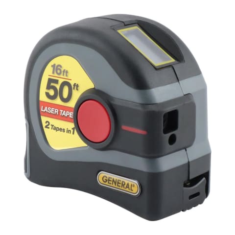 General Tools 2-in-1 Laser Tape Measure