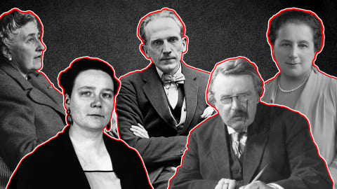 Early members of the Detection Club included Agatha Christie, Dorothy Sayers, A.A. Milne, G.K. Chesterfield, and Baroness Orczy. 