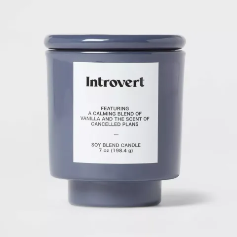 Introvert candle.