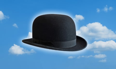 A bowler hat.