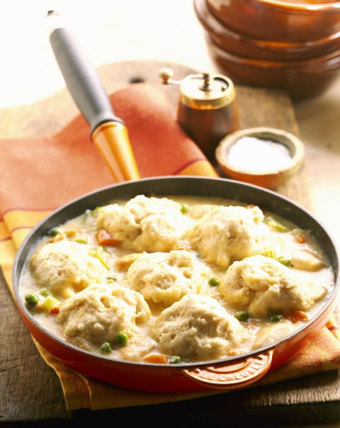 Chicken and dumplings.