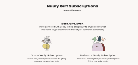 Nuuly Gift Subscription