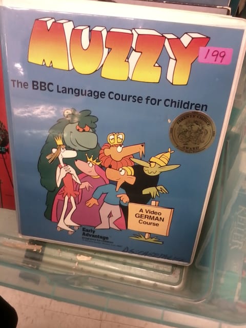 Muzzy's adventures in the bargain bin.