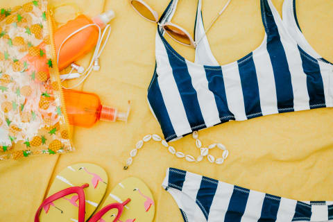 It might be freezing outside, but these swimsuits say better weather is on the horizon. 