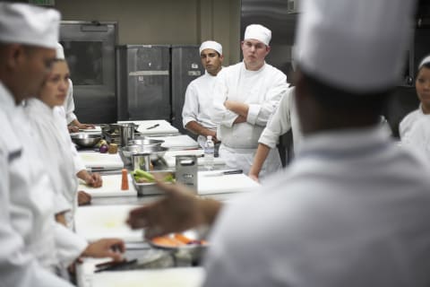 You’ll hear “yes, chef” a lot in restaurant and commercial kitchens.