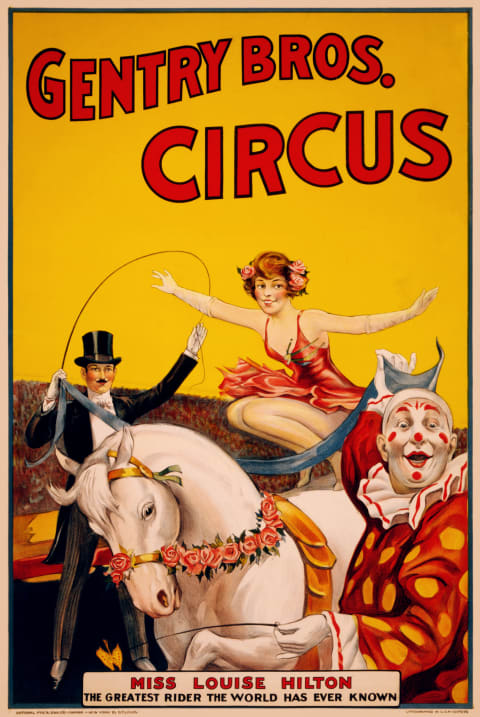 Gentry's dog and pony show eventually morphed into a proper circus show.