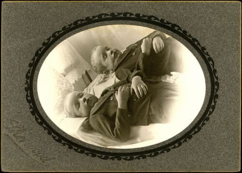 Haral & Ferol Tromley, who died at home in Fremont Township, Michigan, of acute nephritis and edema of the lungs, October 1900.