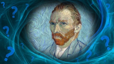 Self-portrait of Vincent van Gogh.