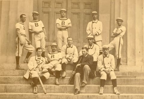 Brown University's baseball team in 1879.