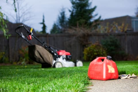 Jerrycans are often used to transport gasoline.