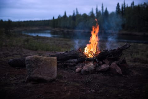 Vikings were not fans of people who idled by the fire.