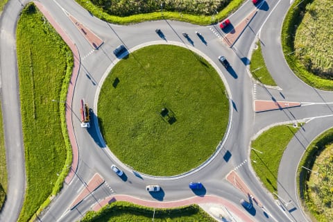 Rotary or roundabout? It's all the same in Massachusetts. 