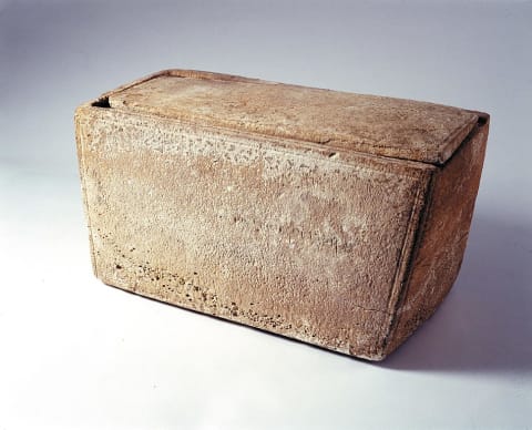 The James ossuary was on display at the Royal Ontario Museum from November 15, 2002 to January 5, 2003.