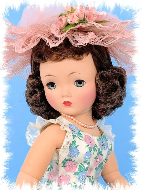 Madame Alexander Cissy Wears Blue & Pink Clover Sundress doll