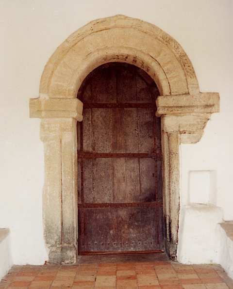 The door at St. Botolph’s Church once (allegedly) covered in human skin.