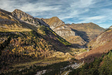 A scene on the French side of the Pyrénées.