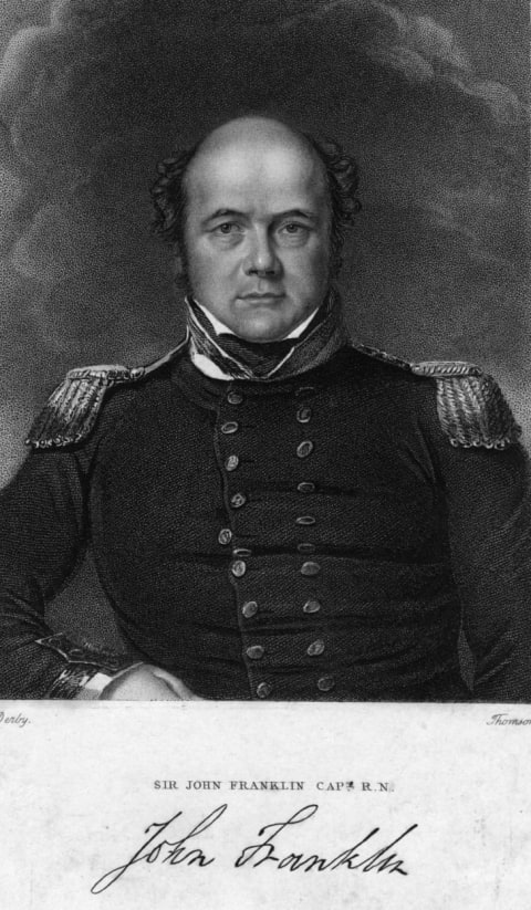 Sir John Franklin circa 1830