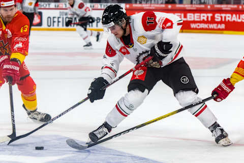 Samuel Fagemo of Frolunda HF (Photo by RvS.Media/Basile Barbey/Getty Images)