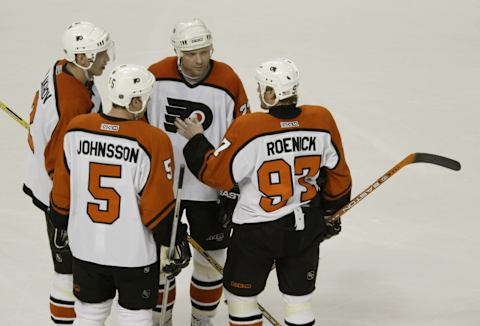 Center Jeremy Roenick #97 of the Philadelphia Flyers (Photo by Jeff Gross/Getty Images)