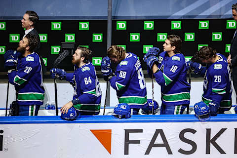 Vancouver Canucks. (Photo by Bruce Bennett/Getty Images)