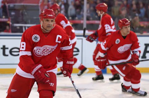 Steve Yzerman #19, Detroit Red Wings (Photo by Doug Pensinger/Getty Images)