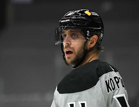 Anze Kopitar #11 of the Los Angeles Kings. (Photo by Harry How/Getty Images)