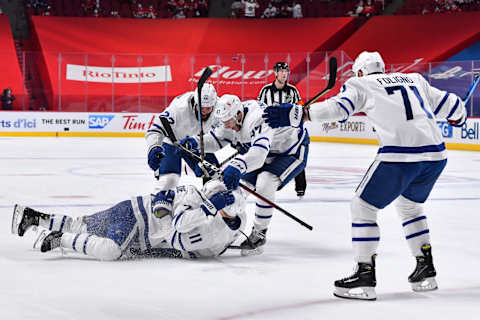 MONTREAL, QC – MAY 29: TJ Brodie #78 of the Toronto Maple Leafs  (Photo by Minas Panagiotakis/Getty Images)