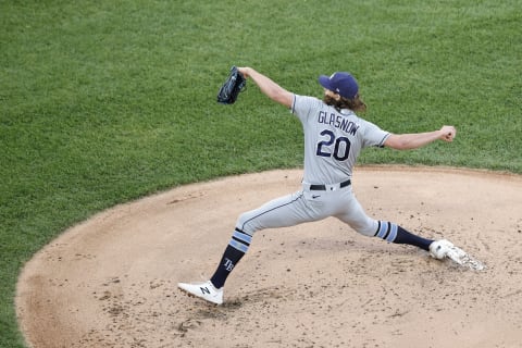 Tyler Glasnow. Mandatory Credit: Kamil Krzaczynski-USA TODAY Sports