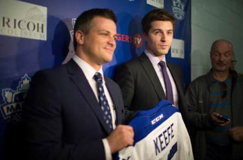 TORONTO, ON – JUNE 8: Toronto Maple Leafs’ Assistant General Manager Kyle Dubas announced today that Sheldon Keefe has been named head coach of the Toronto Marlies. (Carlos Osorio/Toronto Star via Getty Images)