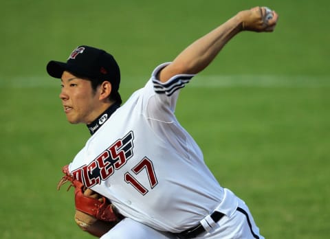 Kikuchi is the wild card in the free-agent market. Photo by Hamish Blair/Getty Images.