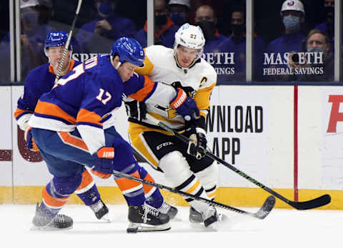 Matt Martin #17 of the New York Islanders. (Photo by Bruce Bennett/Getty Images)