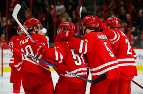 NHL: Columbus Blue Jackets at Carolina Hurricanes