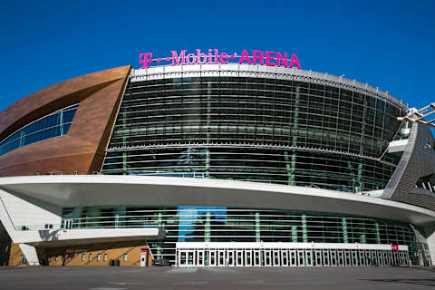 LAS VEGAS, NV – JULY 14: The T-Mobile Arena, located adjacent to the Monte Carlo Hotel