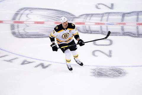 Zdeno Chara #33 of the Boston Bruins. (Photo by Andre Ringuette/Freestyle Photo/Getty Images)