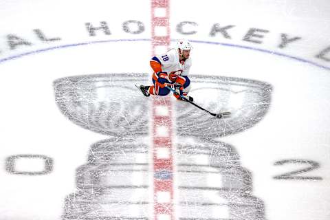 Anthony Beauvillier #18 of the New York Islanders. (Photo by Bruce Bennett/Getty Images)