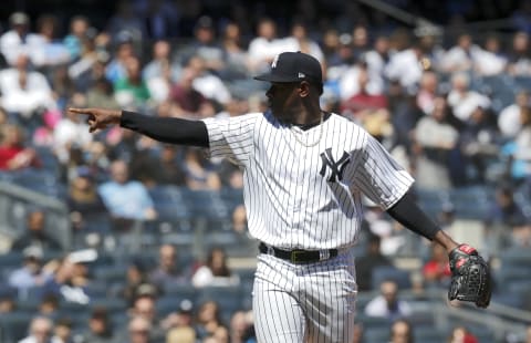 (Photo by Paul Bereswill/Getty Images) *** Local Caption *** Luis Severino