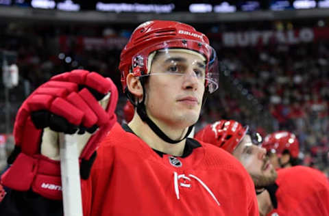 Brady Skjei, Carolina Hurricanes (Photo by Grant Halverson/Getty Images)