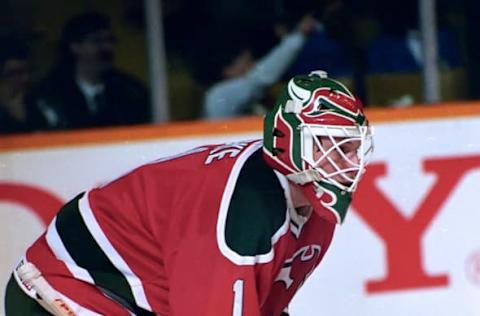 New Jersey Devils – Sean Burke #1 (Photo by Graig Abel/Getty Images)