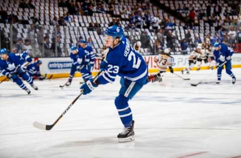 TORONTO, ON – APRIL 23: Travis Dermott