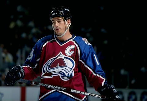 Joe Sakic #19, Colorado Avalanche Mandatory Credit: Robert Laberge /Allsport