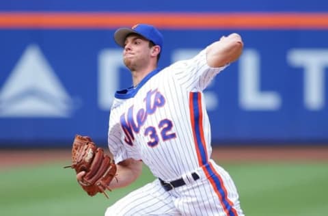 Aug 14, 2016; New York City, NY, USA; New York Mets starting pitcher 