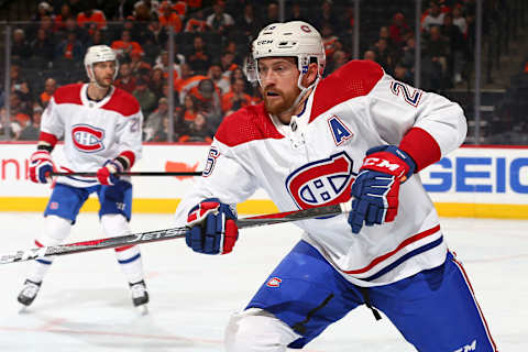 PHILADELPHIA, PA – JANUARY 16: Jeff Petry #26 of the Montreal Canadiens in action against the Philadelphia Flyers at the Wells Fargo Center on January 16, 2020 in Philadelphia, Pennsylvania. (Photo by Mitchell Leff/Getty Images)