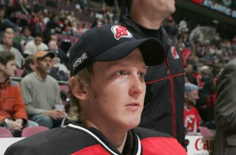 Goaltender Ari Ahonen #31 of the New Jersey Devils (Photo by Jim McIsaac/Getty Images)