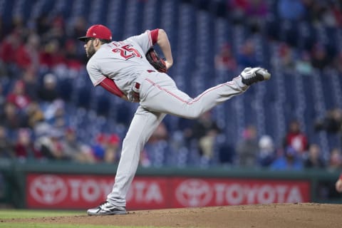 PHILADELPHIA, PA – APRIL 9: Cody Reeed #25 of the Cincinnati Reds pitches against the Philadelphia Phillies at Citizens Bank Park on April 9, 2018 in Philadelphia, Pennsylvania. (Photo by Mitchell Leff/Getty Images) *** Local Caption *** Cody Reed