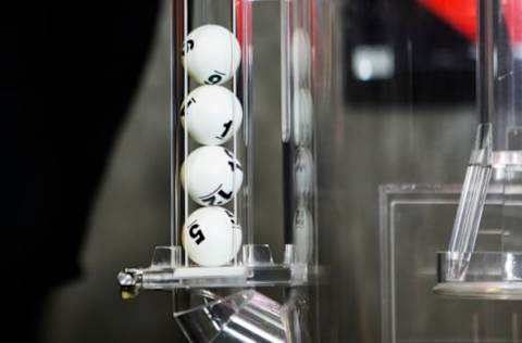 TORONTO, ON – APRIL 29: The balls for the fist overall pick are selected during the NHL Draft Lottery at the CBC Studios in Toronto, Ontario, Canada on April 29, 2017. (Photo by Kevin Sousa/NHLI via Getty Images)