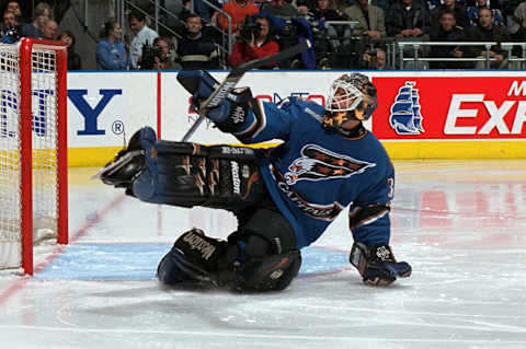 Olaf Kolzig, Washington Capitals (Photo by Graig Abel/Getty Images)